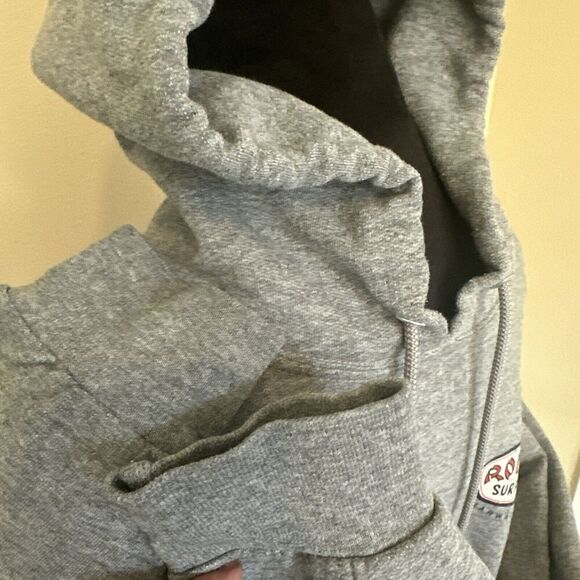 Ron Jon Surf Shop Hoodie Beach Sweatshirt Custom Surfboards Small Gray Pull Over - Picture 3 of 4